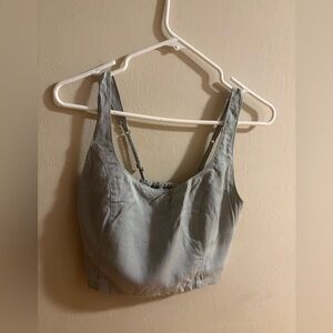 Chic Gray Women's Crop Top